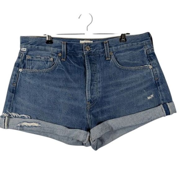 Citizens of Humanity Annabelle Vintage Relaxed Cuffed Shorts Organic Size 28 - Picture 2 of 13